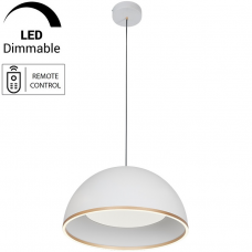 Φωτιστικό Κρεμαστό Φ50cm LED 36W+20W 230V CCT με Controller EVELYN